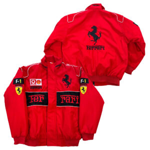 Ferrari Racing Jacket F1 NASCAR Bomber Vintage Streetwear Unisex Gift Red