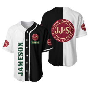 Personalized Jameson Whiskey Baseball Jersey