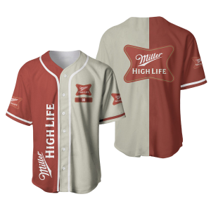 Personalized Miller Highlife Beer Baseball Jersey