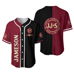 Personalized Jameson Whiskey Baseball Jersey