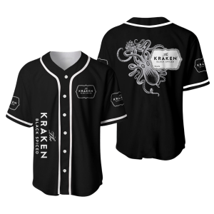 The Kraken Black Spiced Baseball Jersey