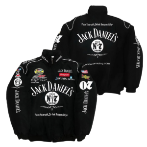 Jack Daniel's Racing Jacket F1 NASCAR Bomber Vintage Streetwear Unisex Gift