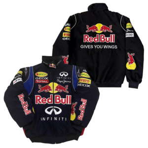 Red Bull Racing Jacket F1 NASCAR Bomber Vintage Streetwear Unisex Gift