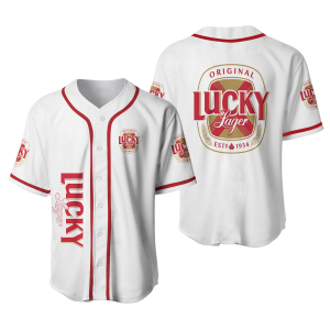 Lucky Lager Baseball Jersey