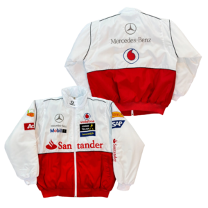 Mercedes-Benz Racing Jacket F1 NASCAR Bomber Vintage Streetwear Unisex Gift