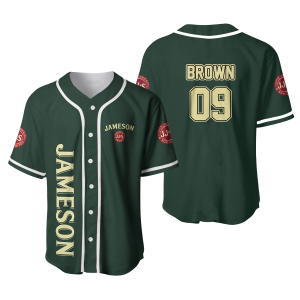 Personalized Jameson Whiskey Baseball Jersey
