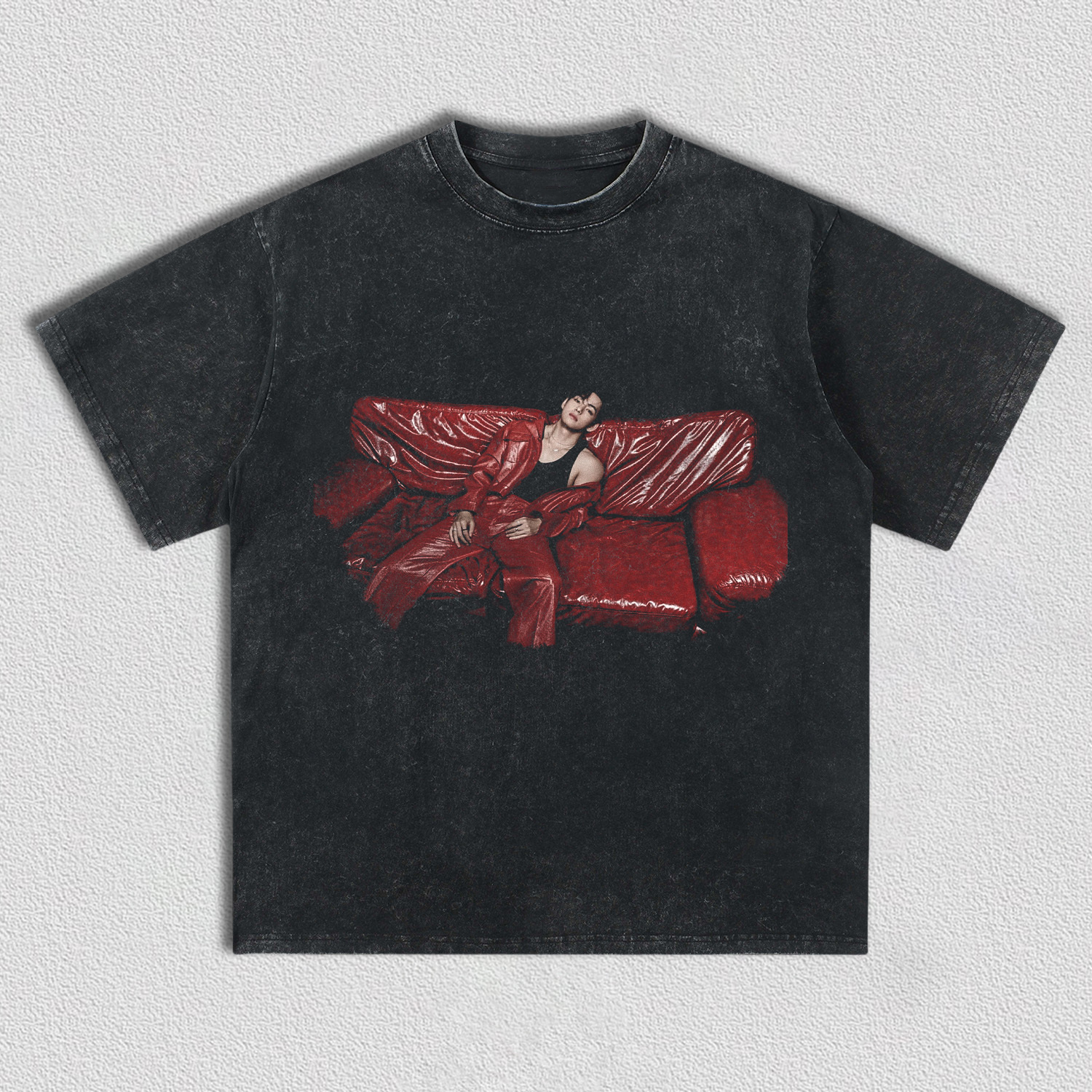 BTS V Red Sofa Vintage Shirt