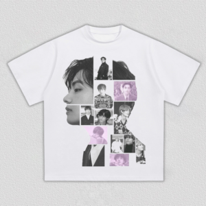 BTS V Layover Era Collage Shirt