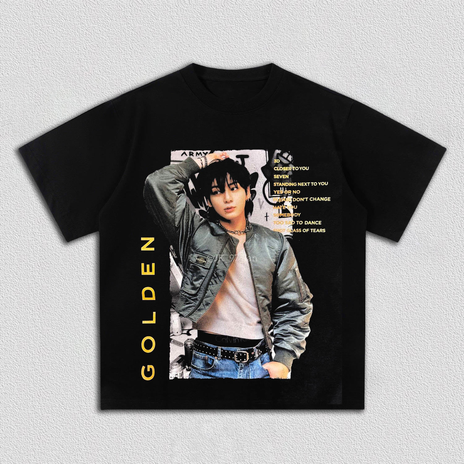 BTS Jungkook Golden Album Vintage Shirt