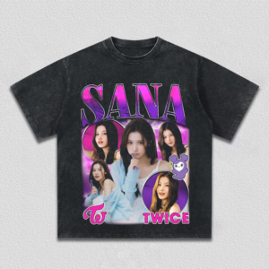 TWICE Sana Pink Shirt