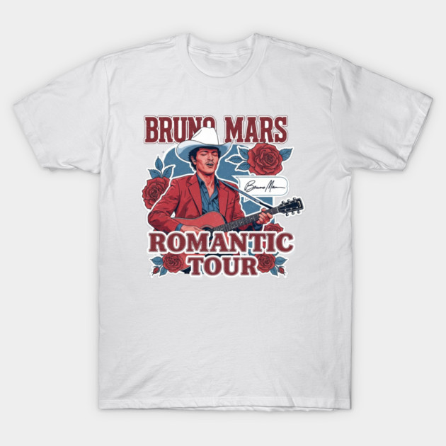 Bruno Mars The Romantic Tour 2026 Vintage 3 Shirt