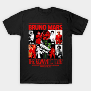 Bruno Mars The Romantic Tour 2026 Vintage 5 Shirt