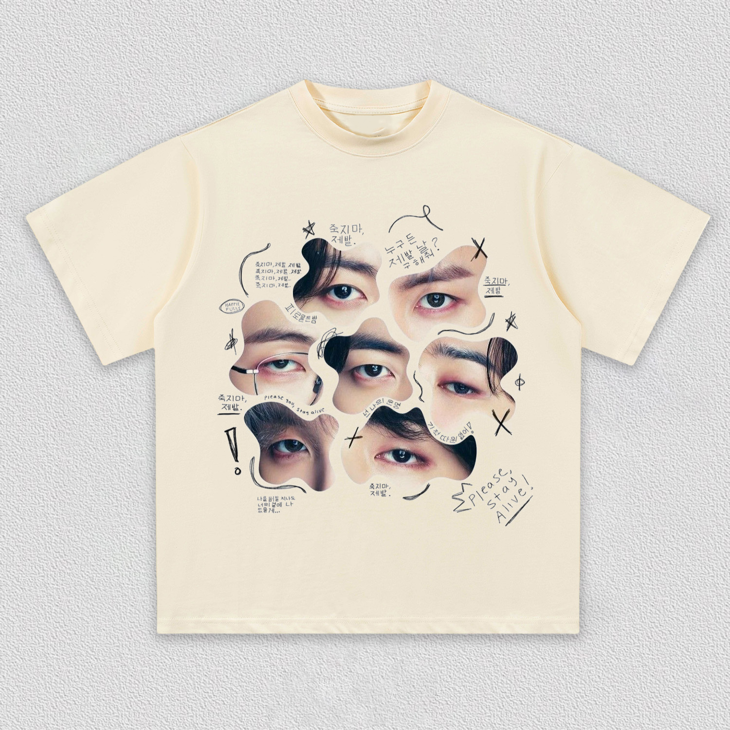 BTS Stay Alive Eyes Collage Shirt - Image 2