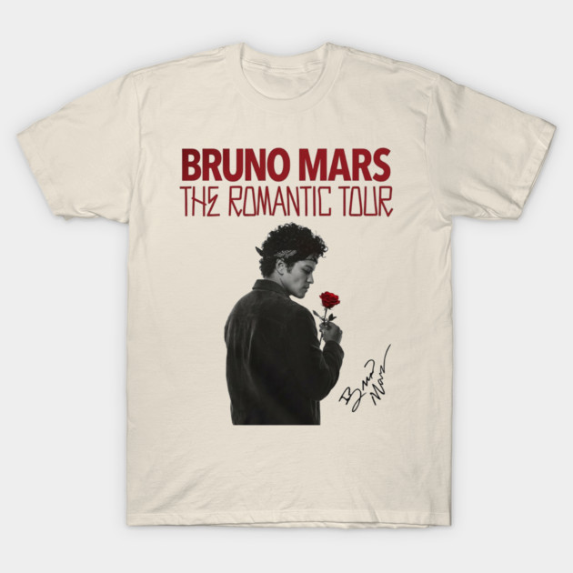 Bruno Mars The Romantic Tour 2026 Vintage 6 Shirt - Image 2