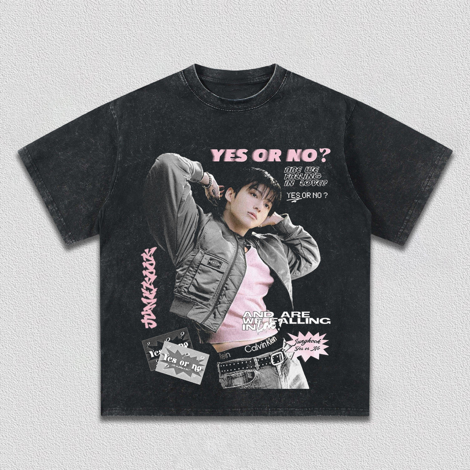 BTS Jungkook Yes Or No Vintage Shirt - Image 4