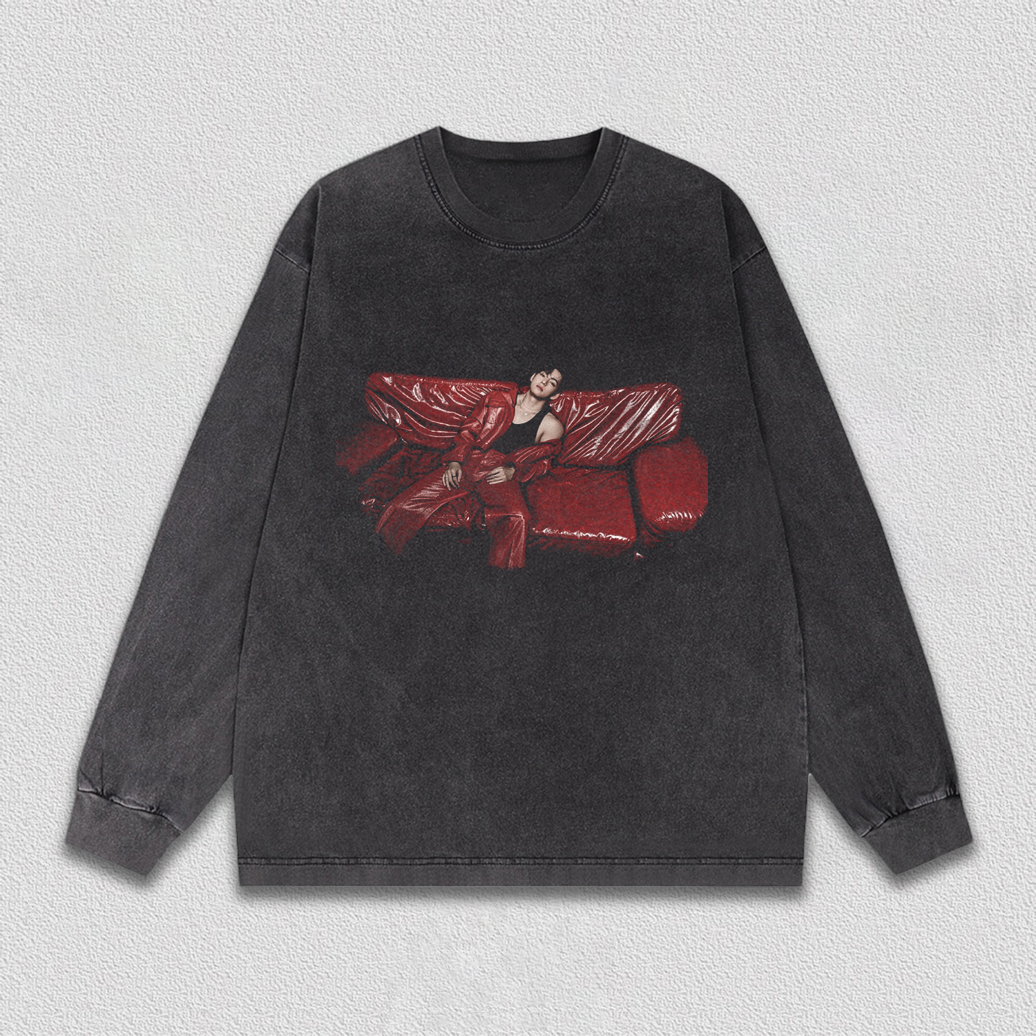 BTS V Red Sofa Vintage Shirt - Image 5