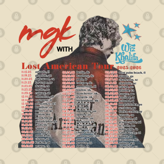 MGK Lost Americana Tour 2026 2.4 Shirt - Image 7