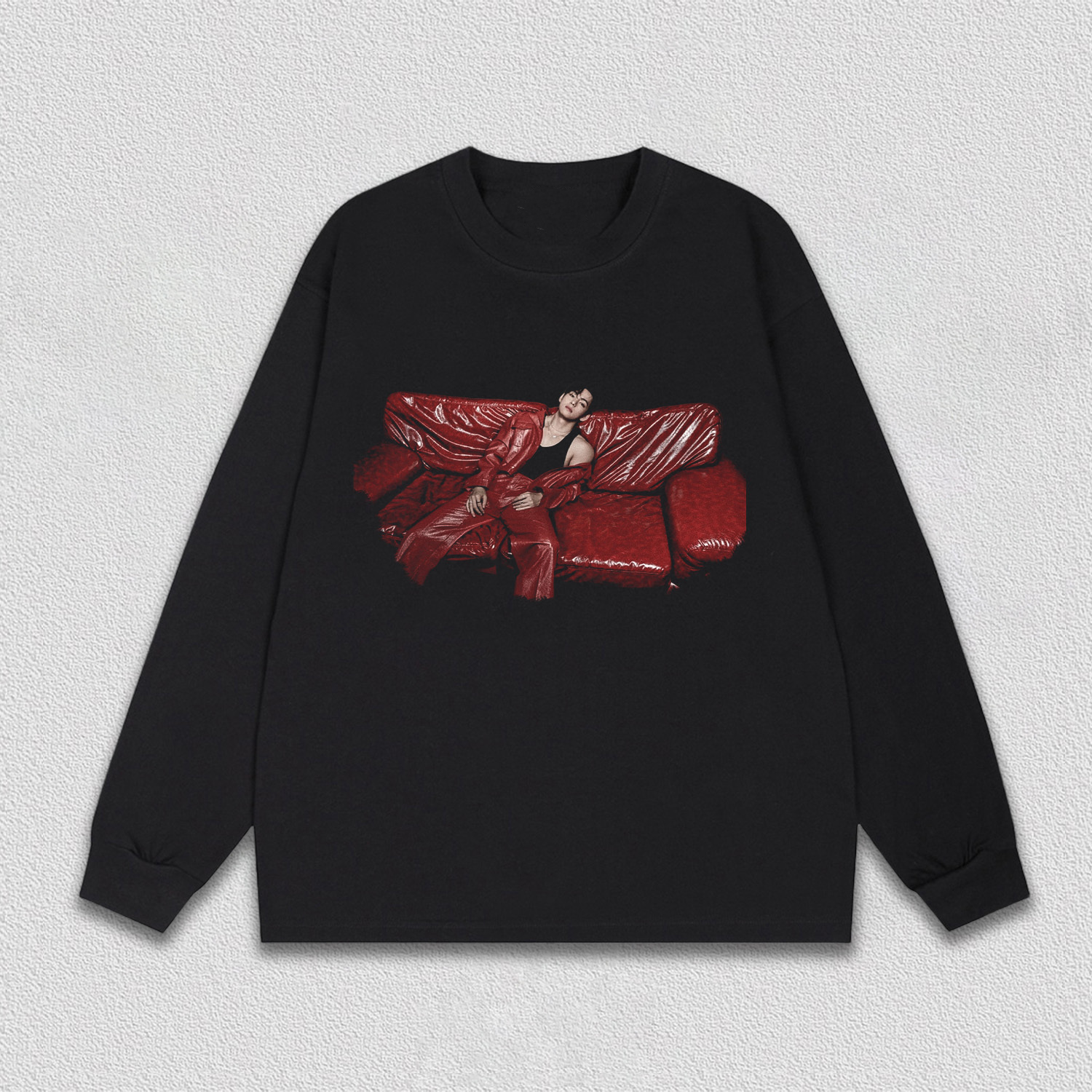 BTS V Red Sofa Vintage Shirt - Image 8