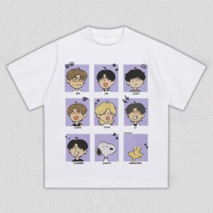 BTS Chibi and Snoopy Shirt