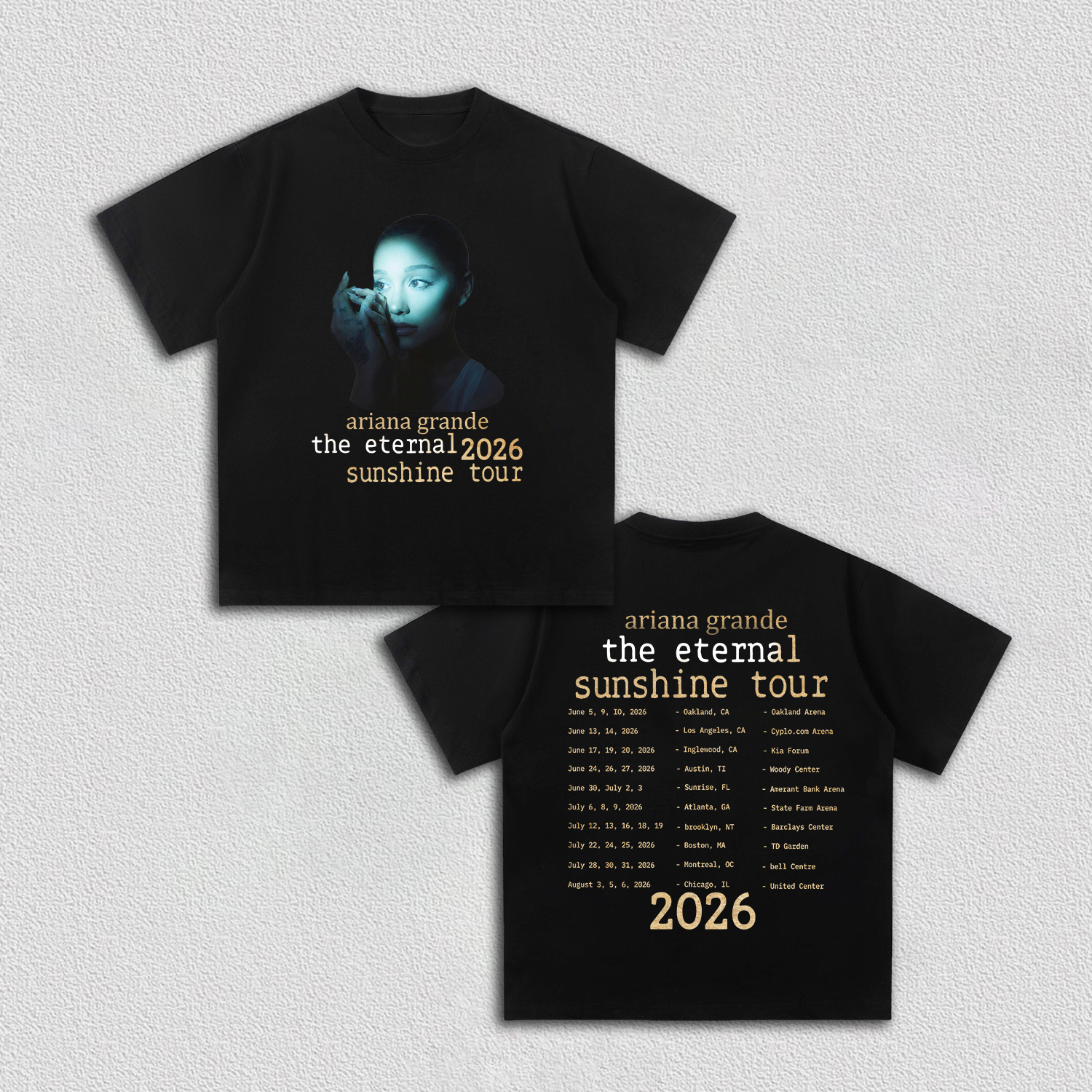 Ariana Grande Eternal Sunshine Tour 2026 1.7 Shirt - Image 2