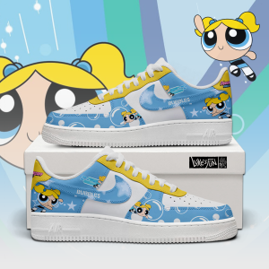 Bubbles The Powerpuff Girls AF1 Shoes
