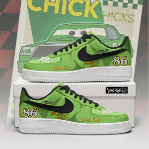 Chick Hick - Lightning Mcqueen AF1 Shoes